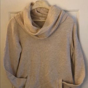 Cowl neck sweater warm casual